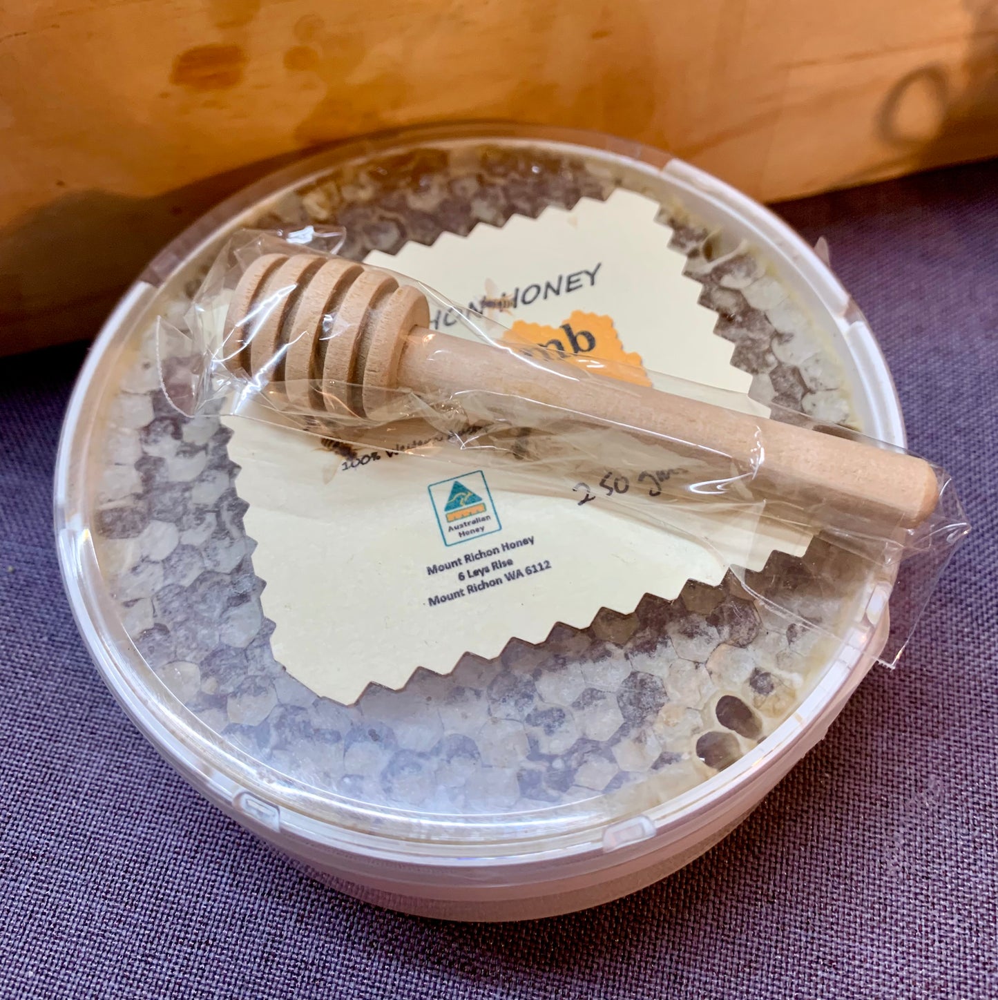 Wooden Honey Dipper (small)