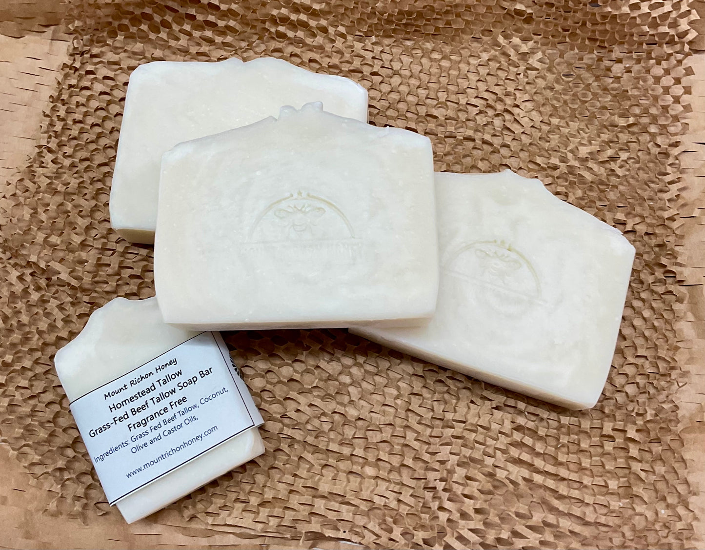 Homestead Tallow – Grass-Fed Beef Tallow Soap Bar - Fragrance Free