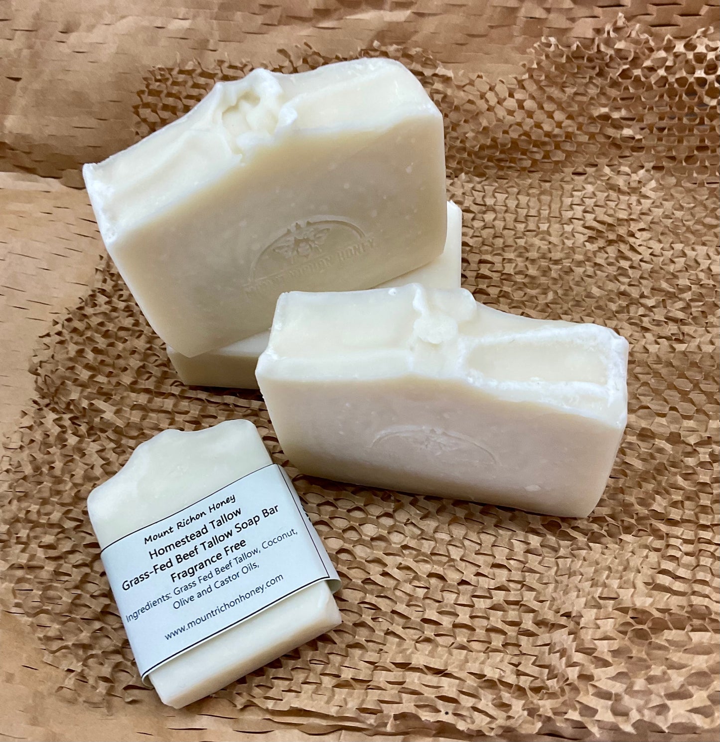 Homestead Tallow – Grass-Fed Beef Tallow Soap Bar - Fragrance Free