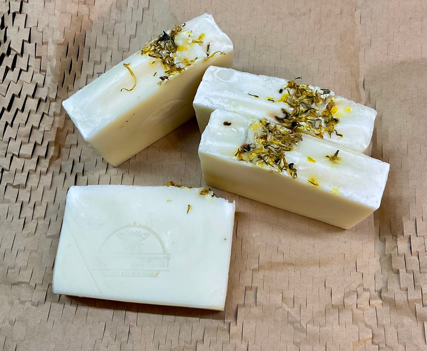 Natural Calendula Soap Bar (Fragrance Free)
