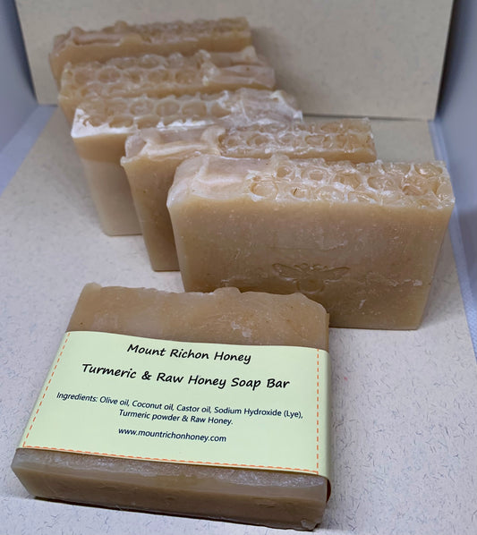 Turmeric and Raw Honey Soap (Fragrance Free)