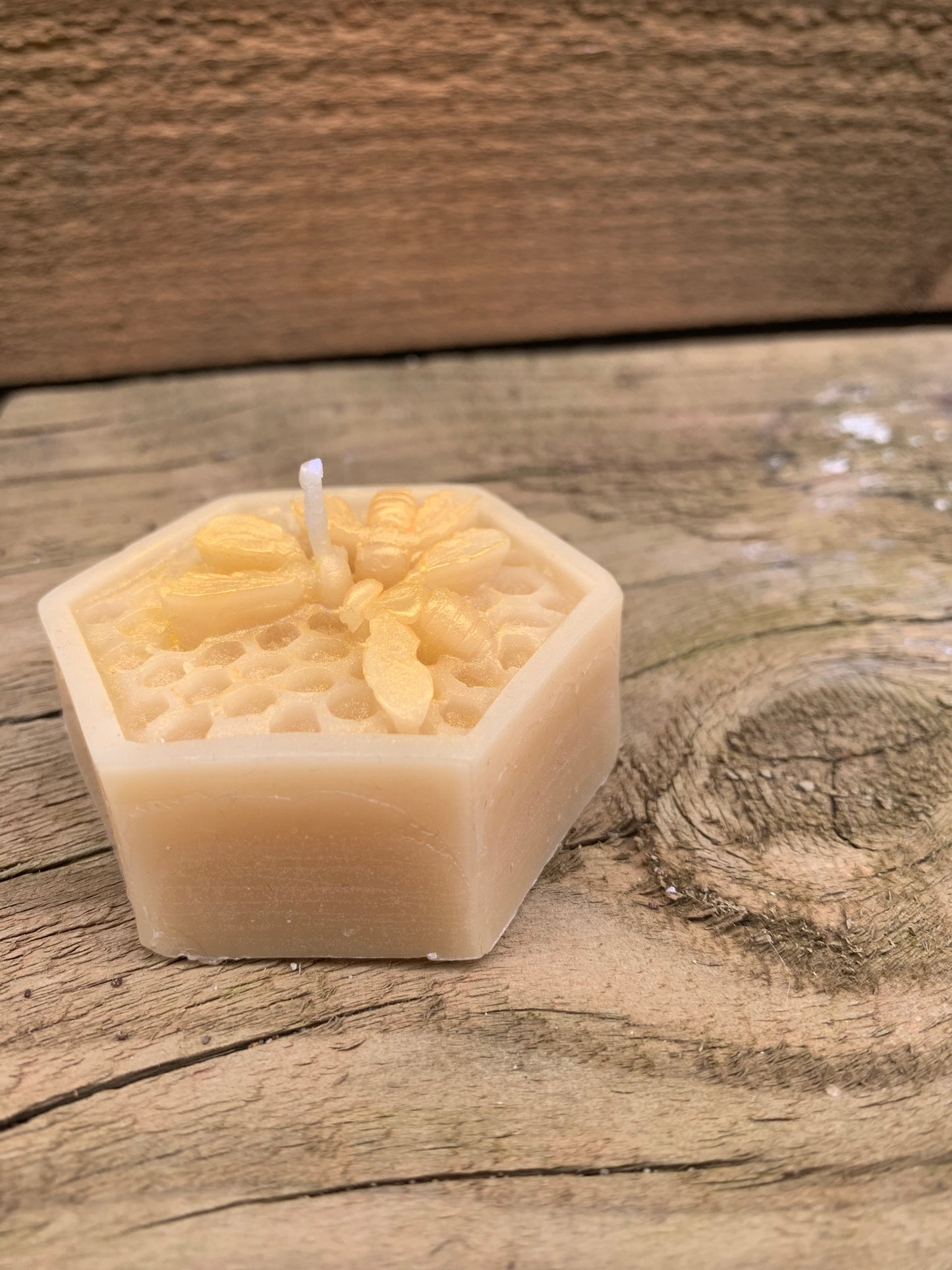 Beeswax candle