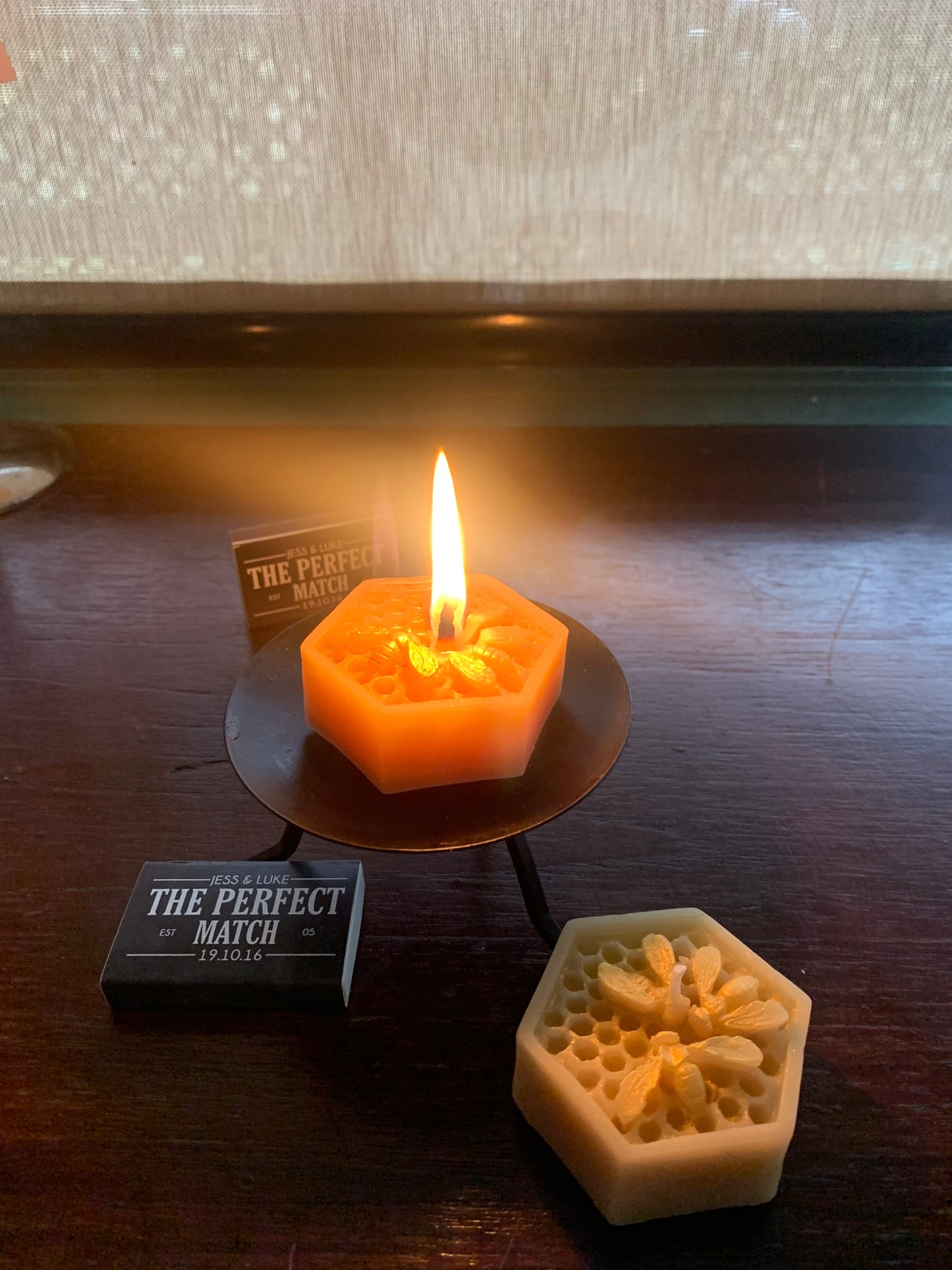 Beeswax candle
