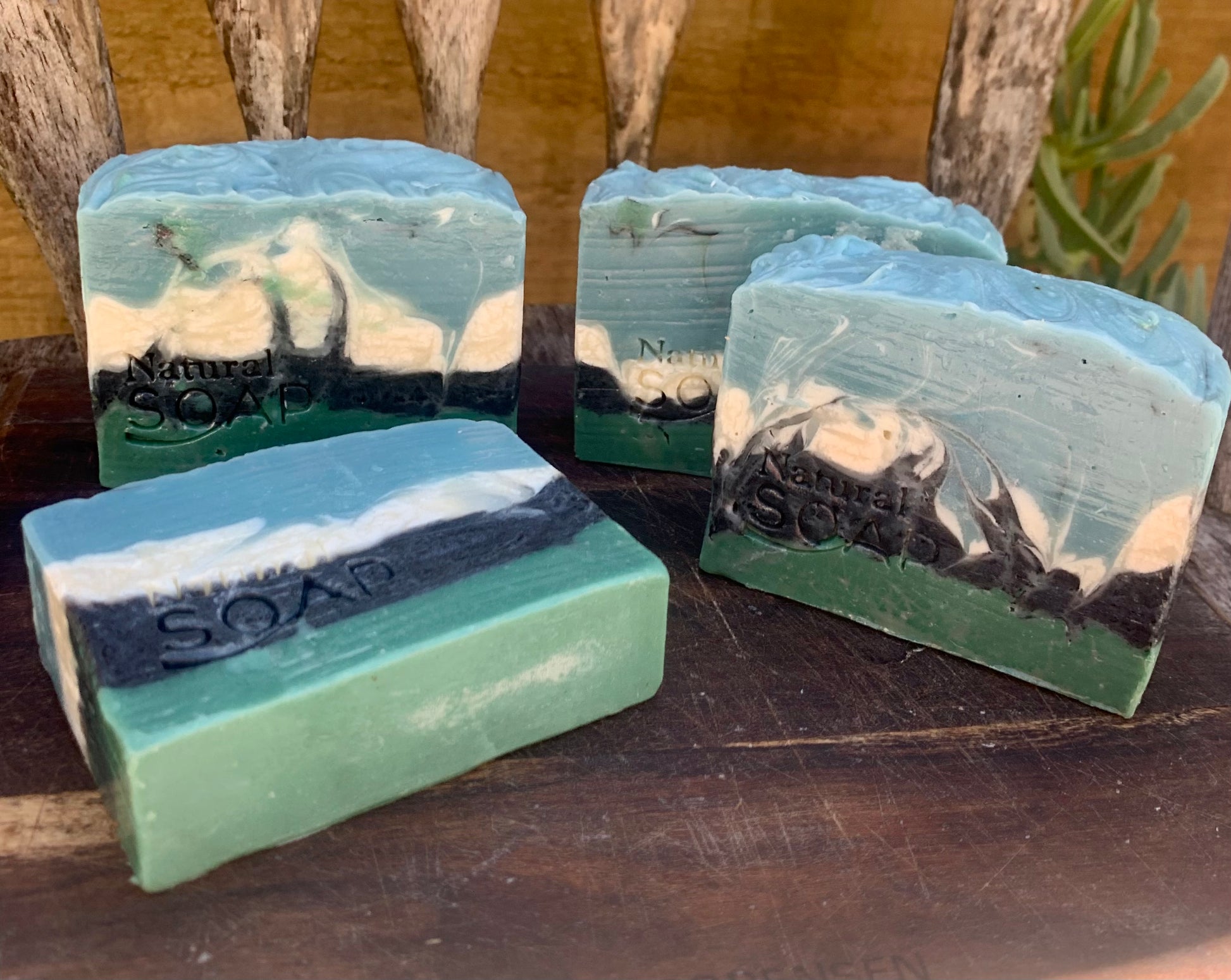 Australian Bush Flower & Eucalyptus Soap Bar with Activated Charcoal