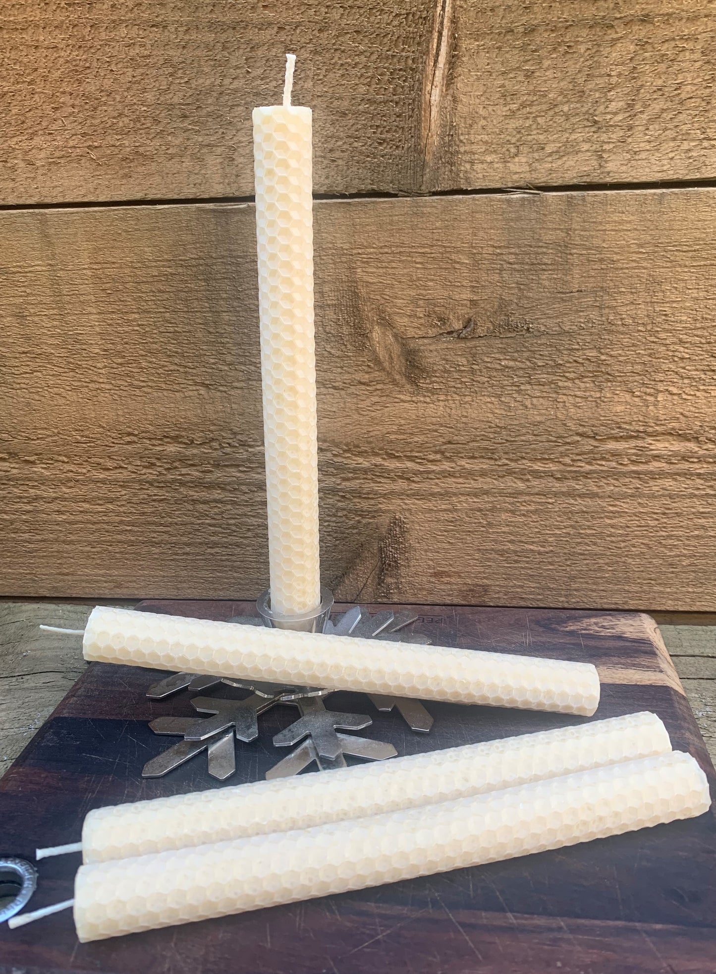 Beeswax candle