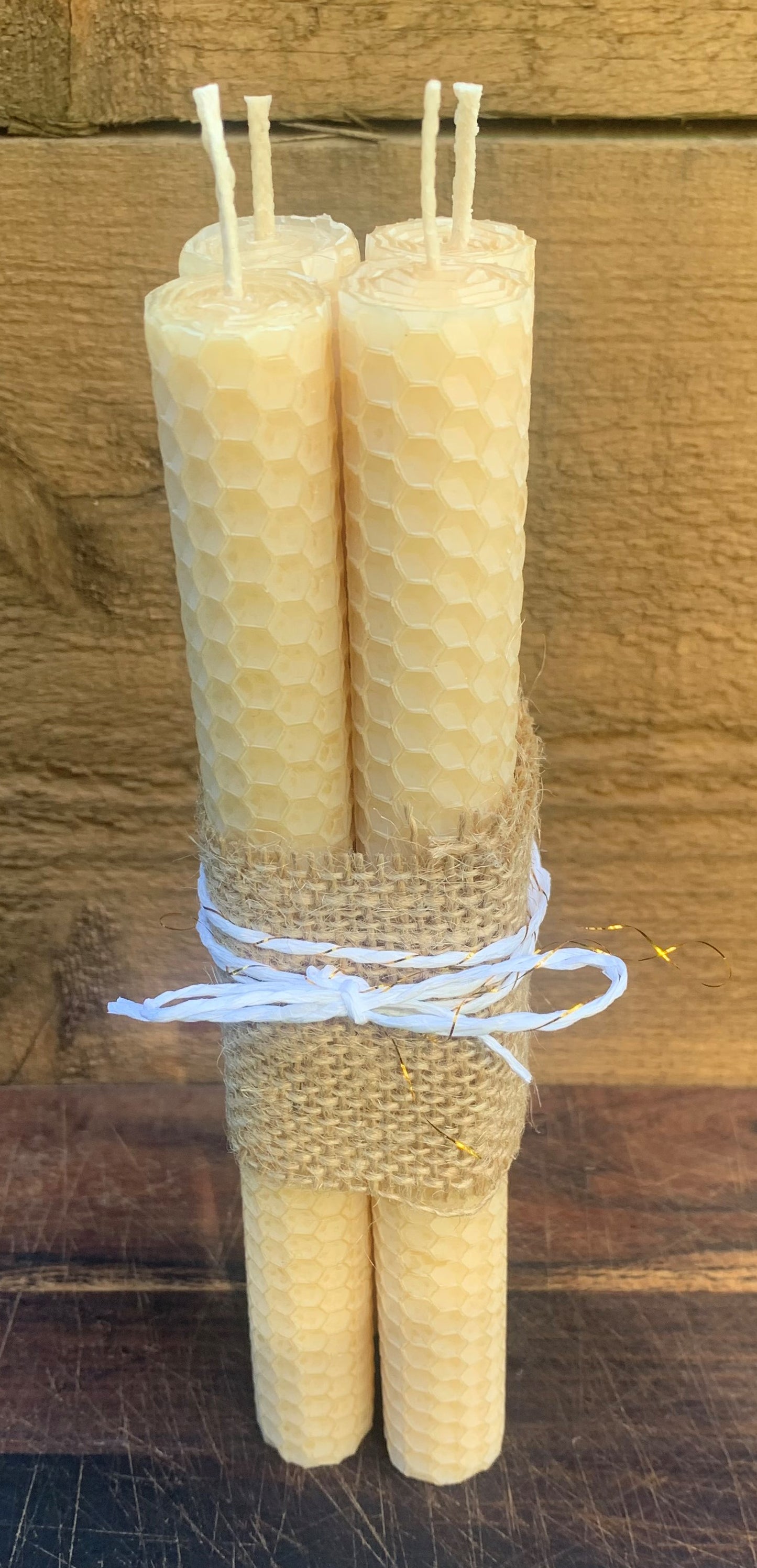 Beeswax candle