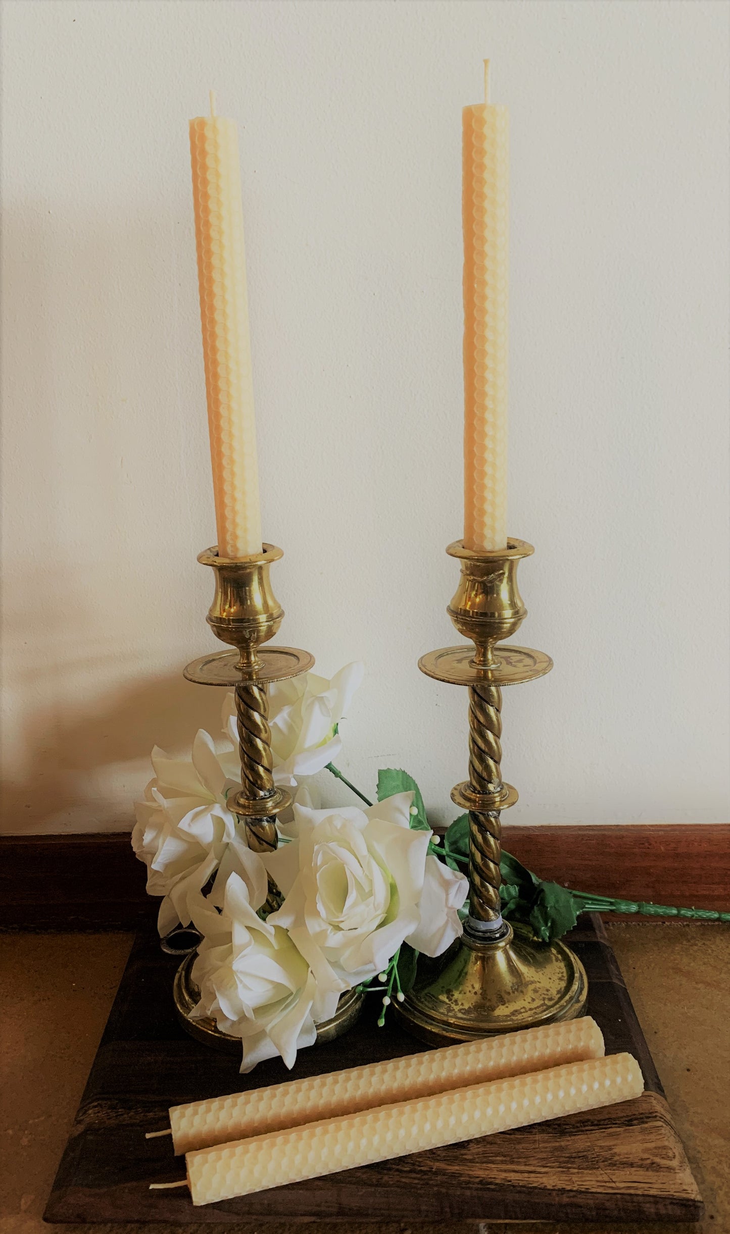Beeswax candle