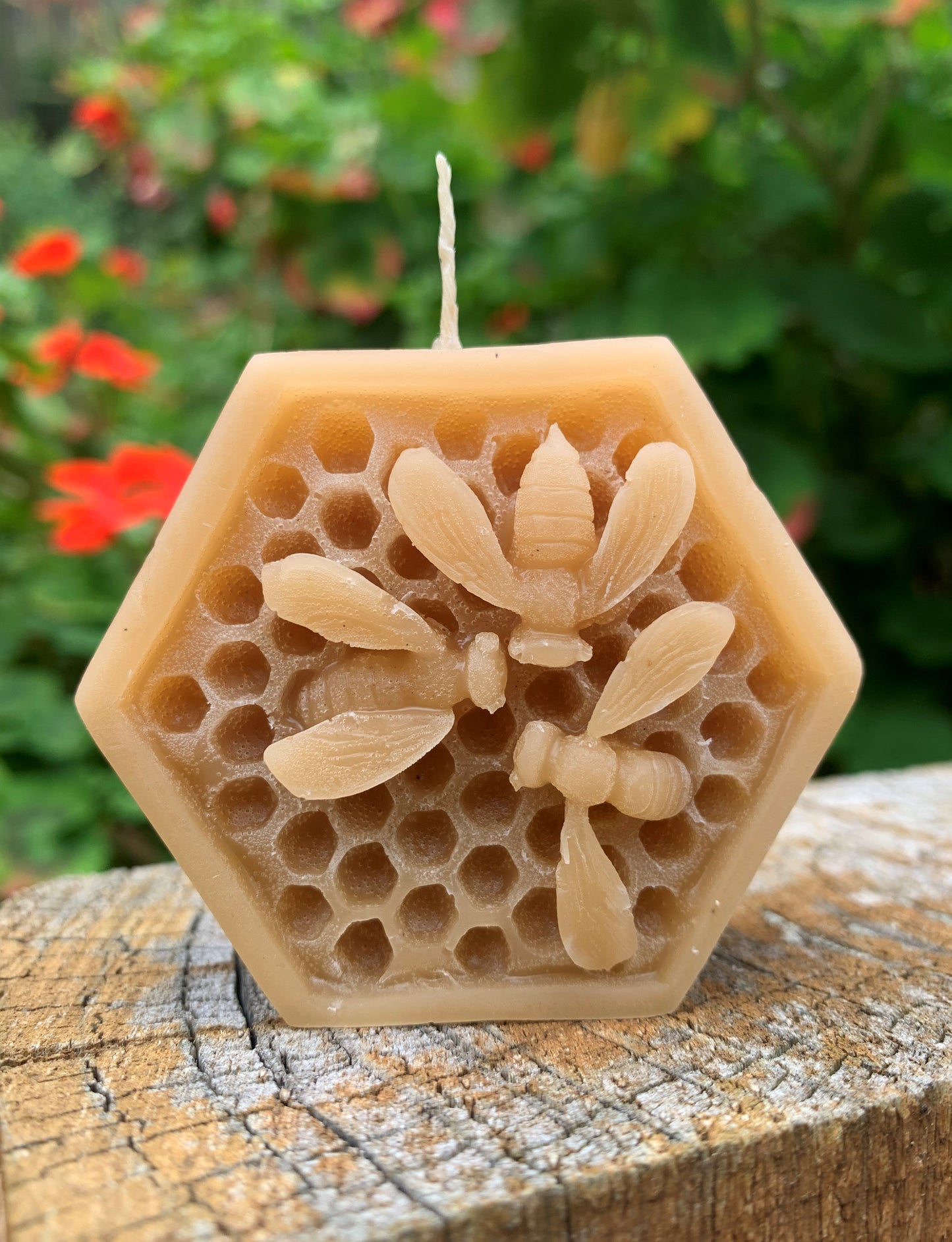 Beeswax candle