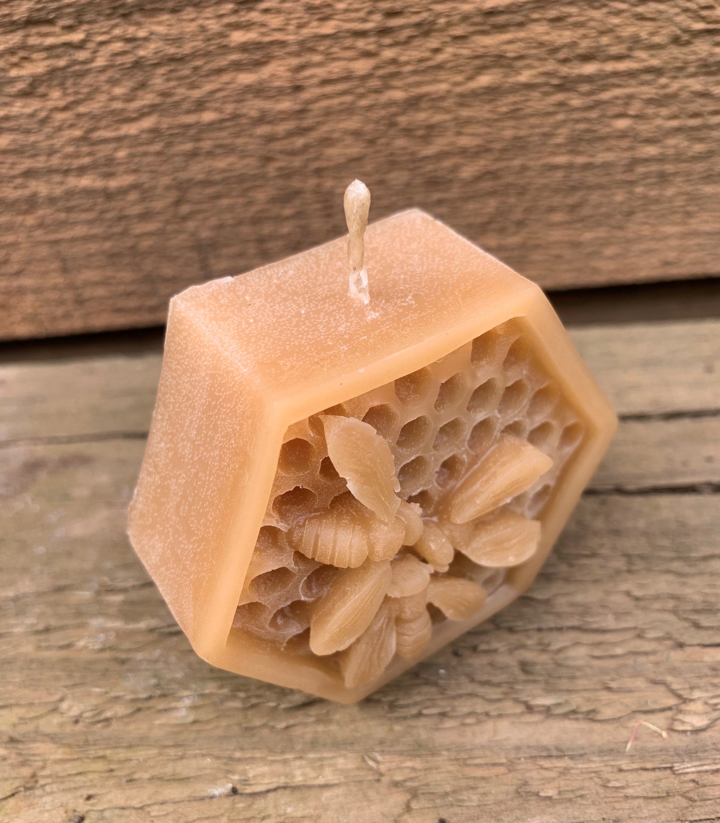 Beeswax candle