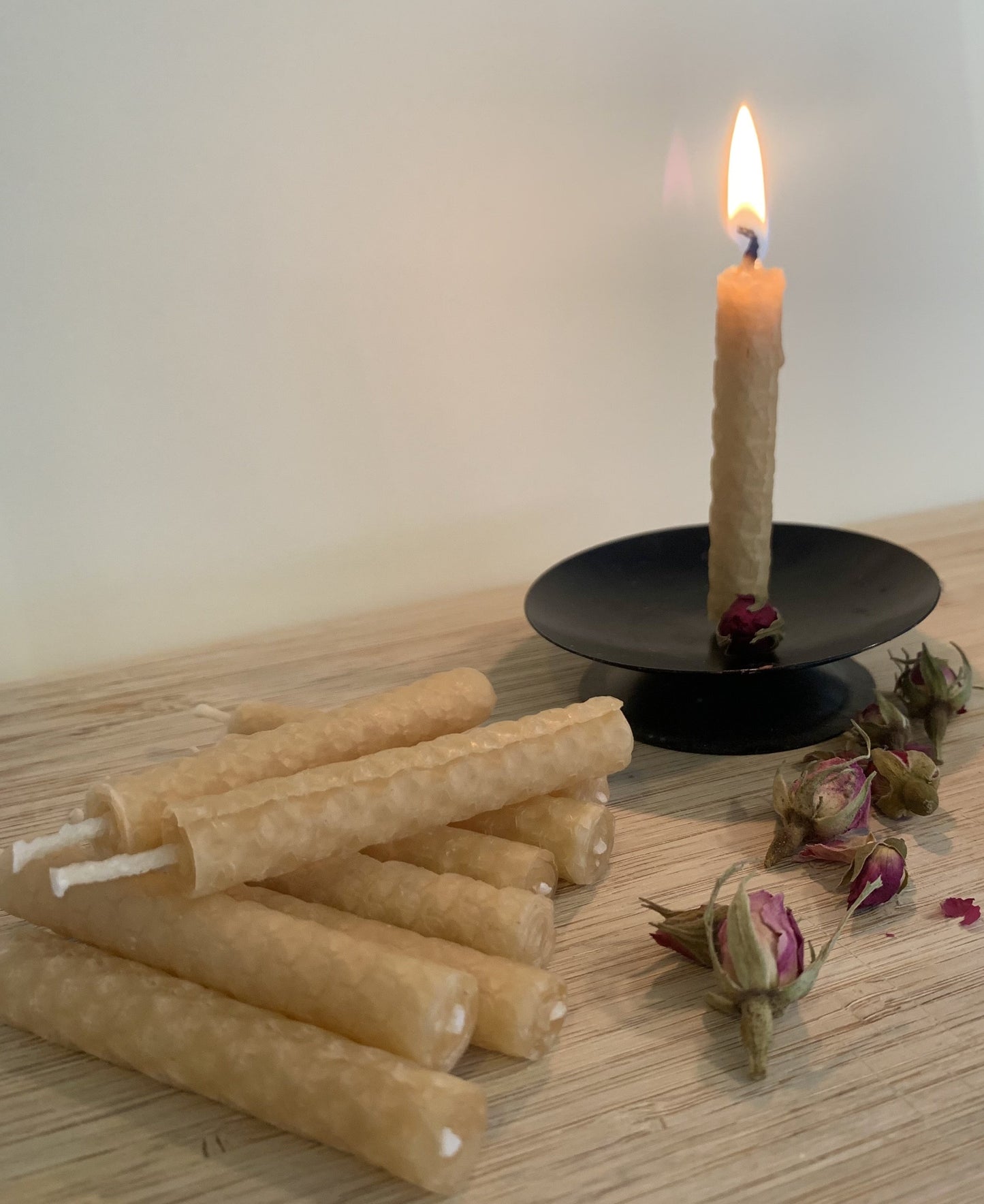 40 Minute Honey-Scented Beeswax Meditation Candles Western Australian made