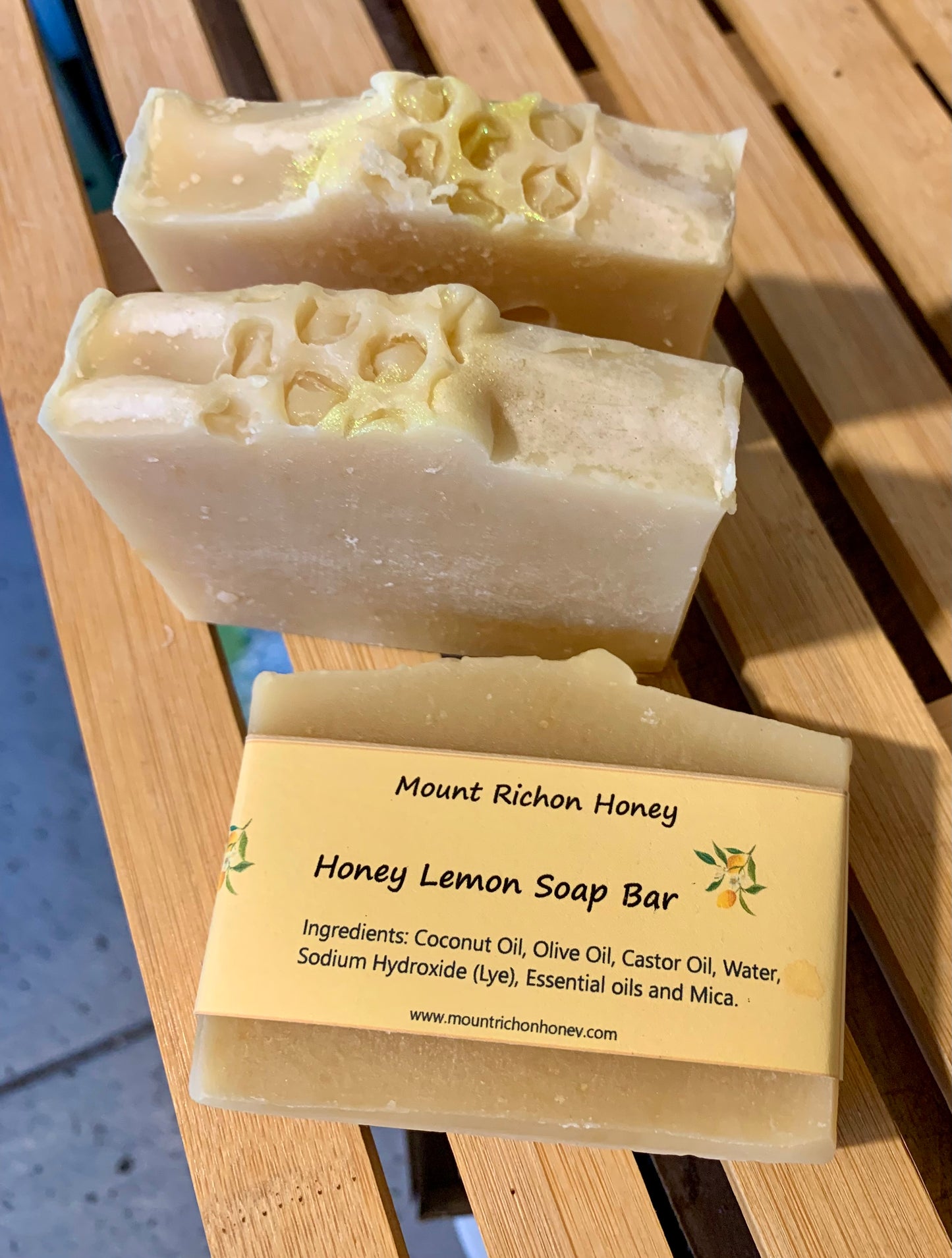 Honey Lemon Soap Bar