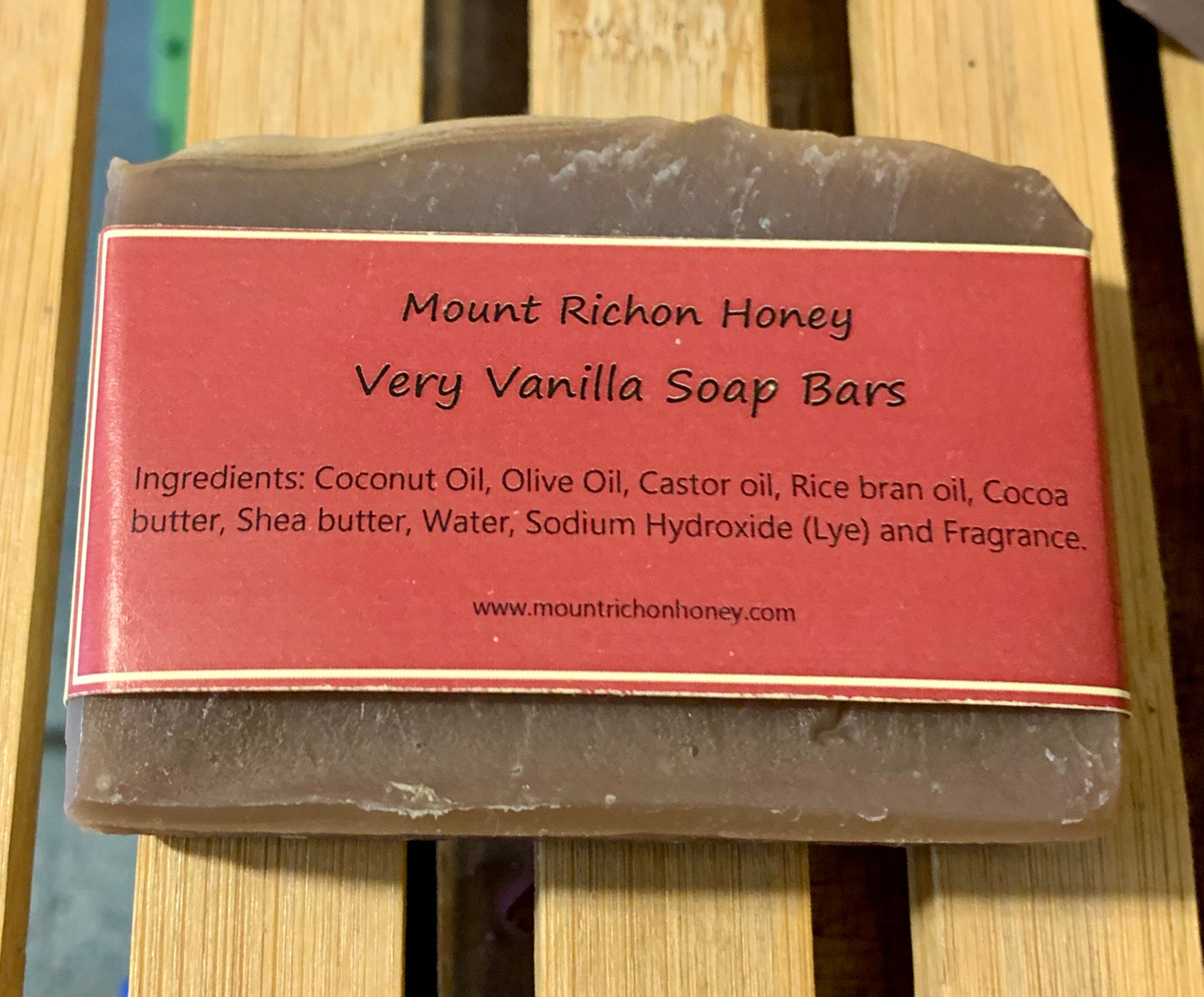 Very Vanilla Soap bar