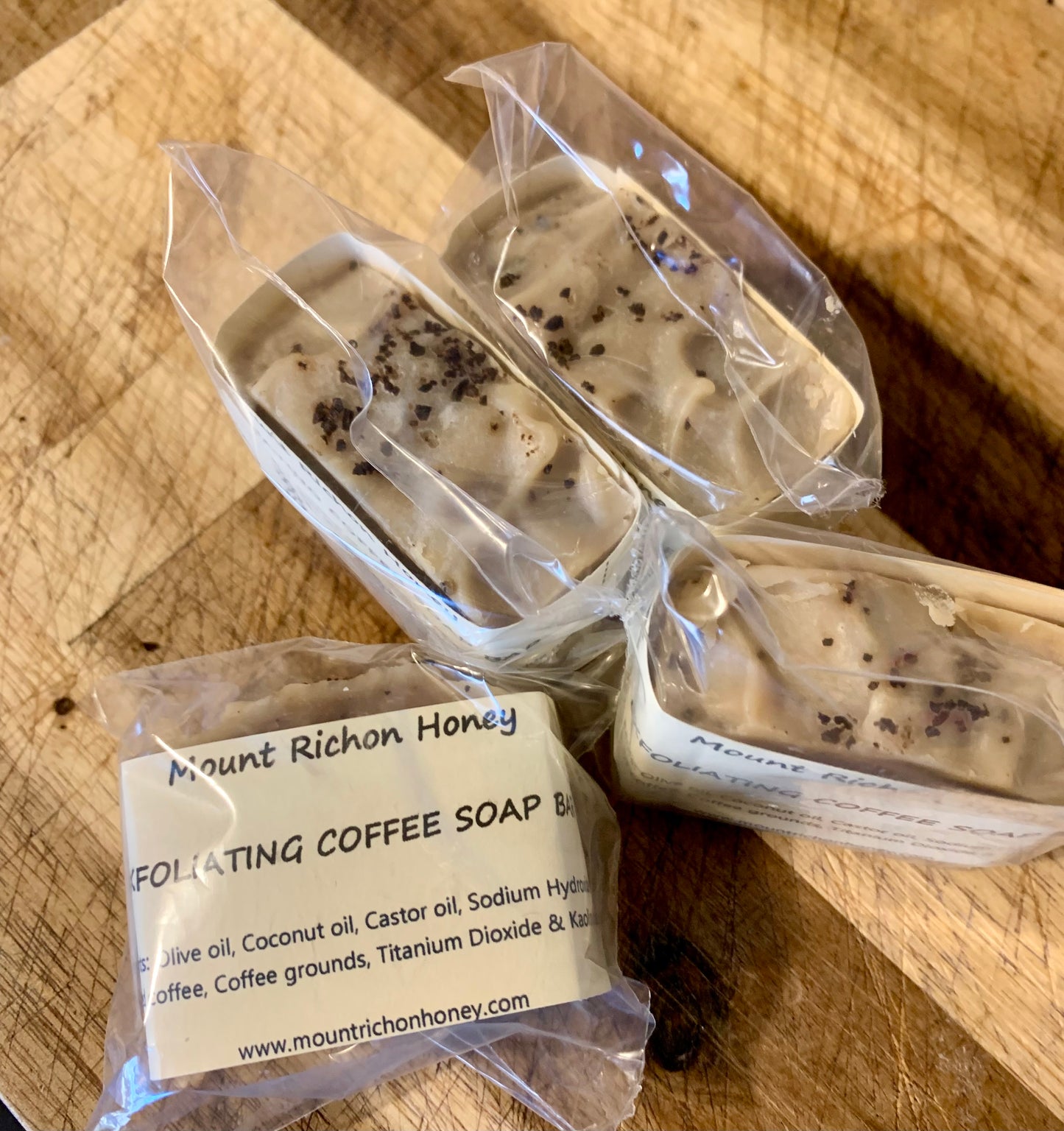 Exfoliating Coffee Soap Bar (Fragrance free)