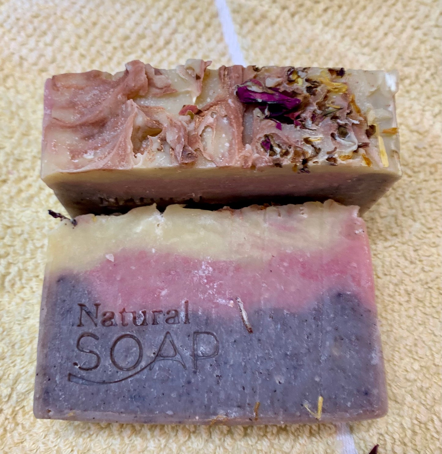 ANTIQUE ROSE ALKANET & CLAY SOAP BAR (Australian Pink Clay & Kaolin Clay)