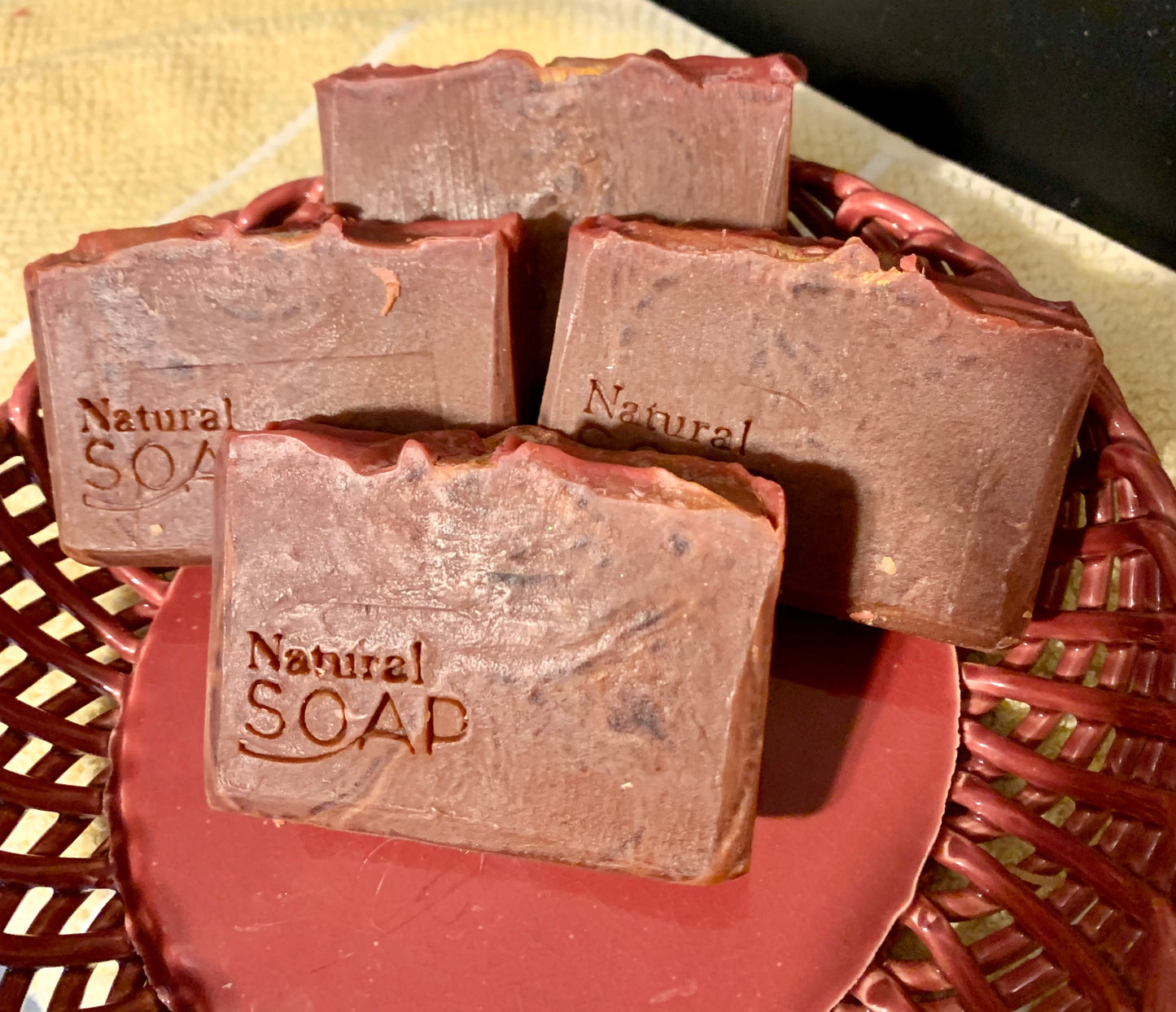 Rose Soap with Himalayan Rhubarb Powder