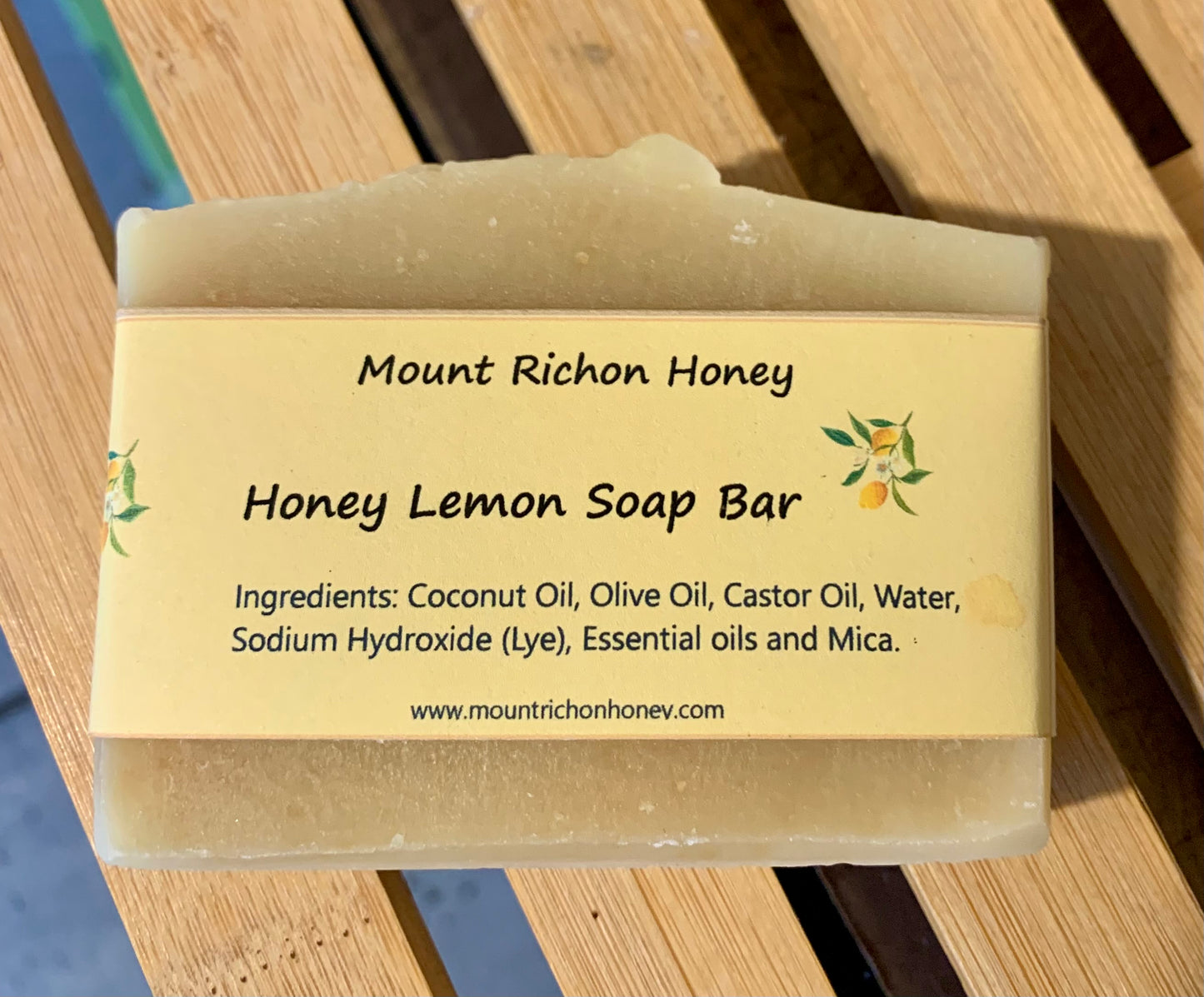 Honey Lemon Soap Bar