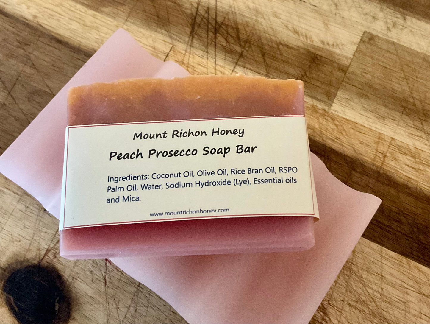 Peach Prosecco Soap Bar