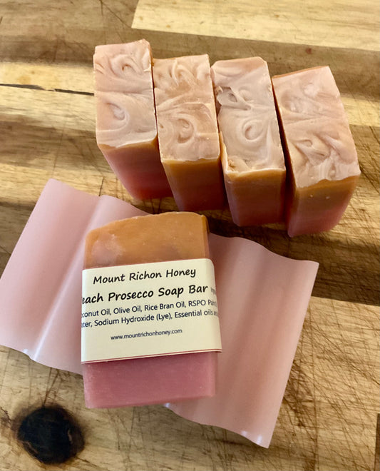 Peach Prosecco Soap Bar