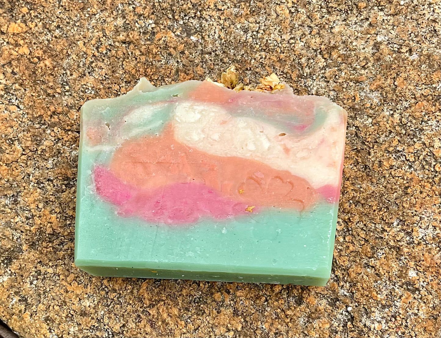 Honeysuckle Soap Bar with Jasmine flowers.