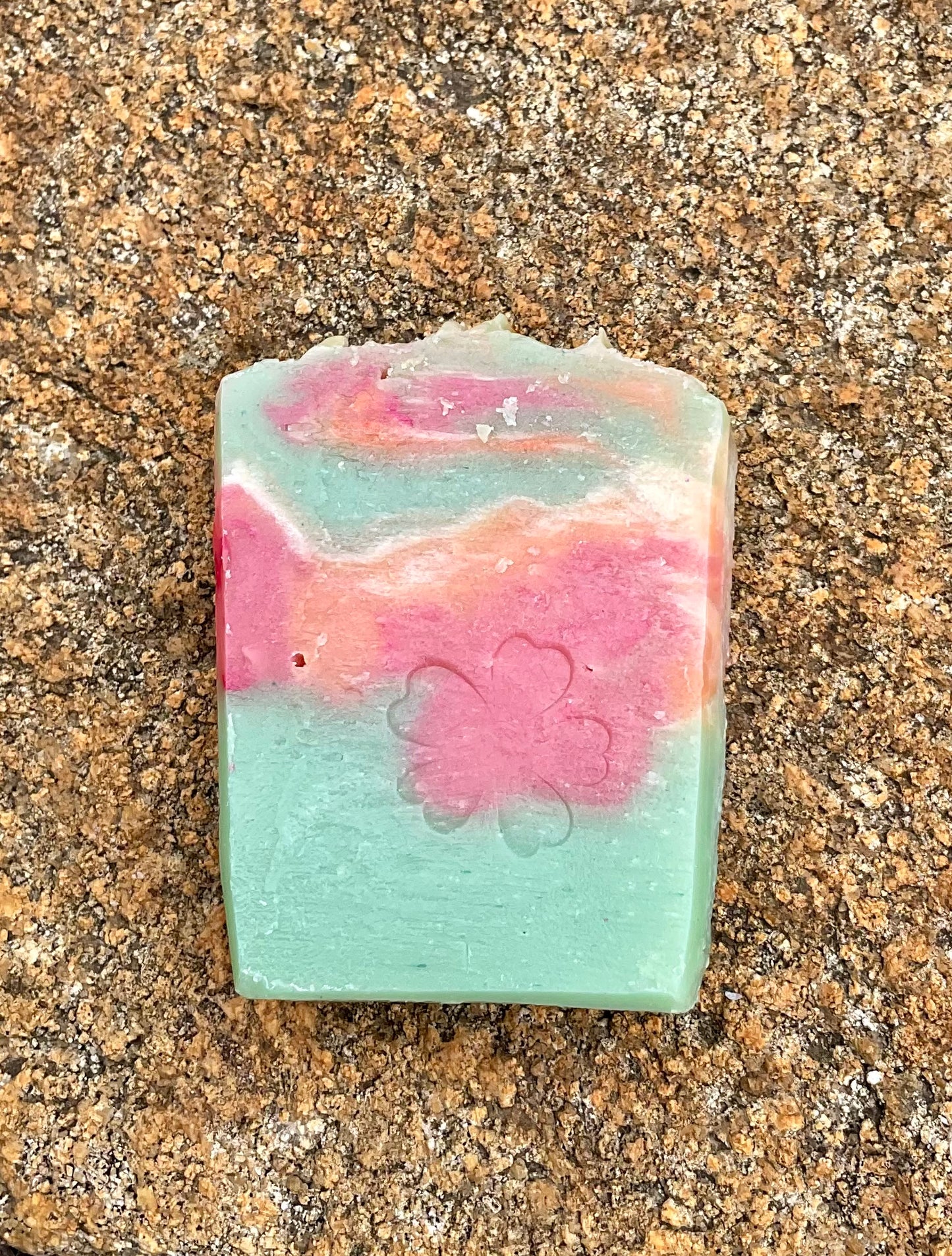 Honeysuckle Soap Bar with Jasmine flowers.