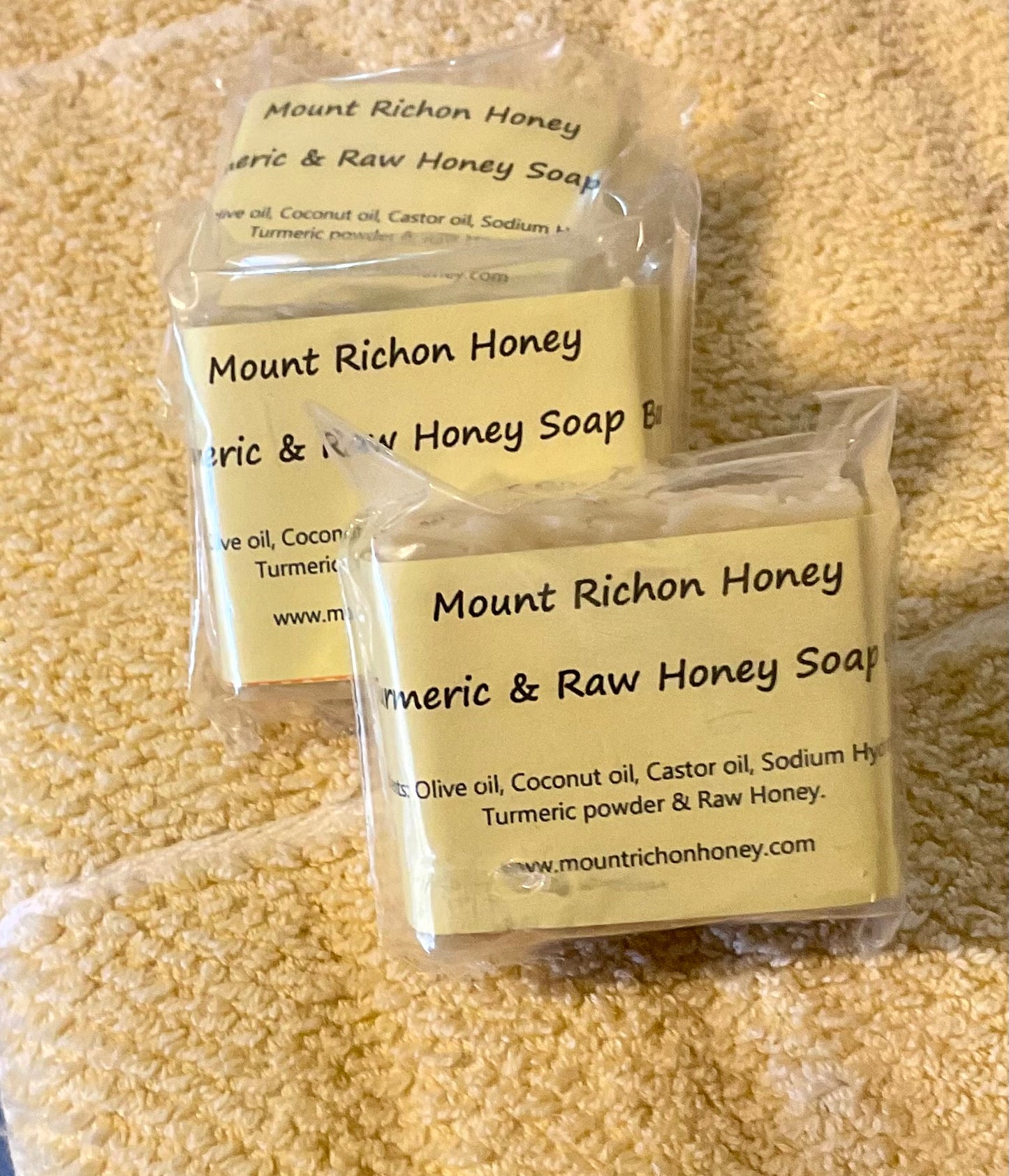 Turmeric and Raw Honey Soap (Fragrance Free)