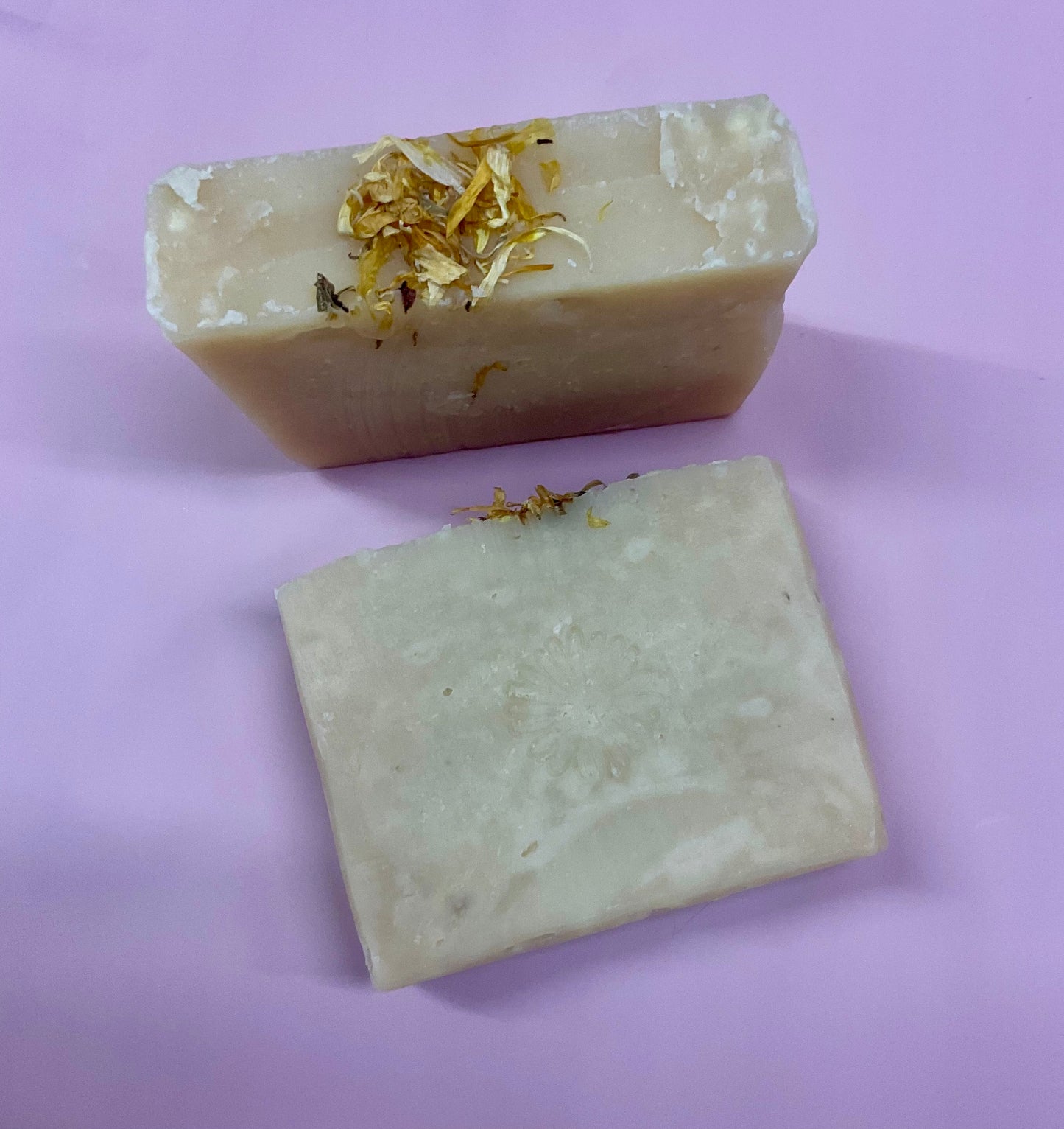 Natural Calendula Soap Bar (Fragrance Free)