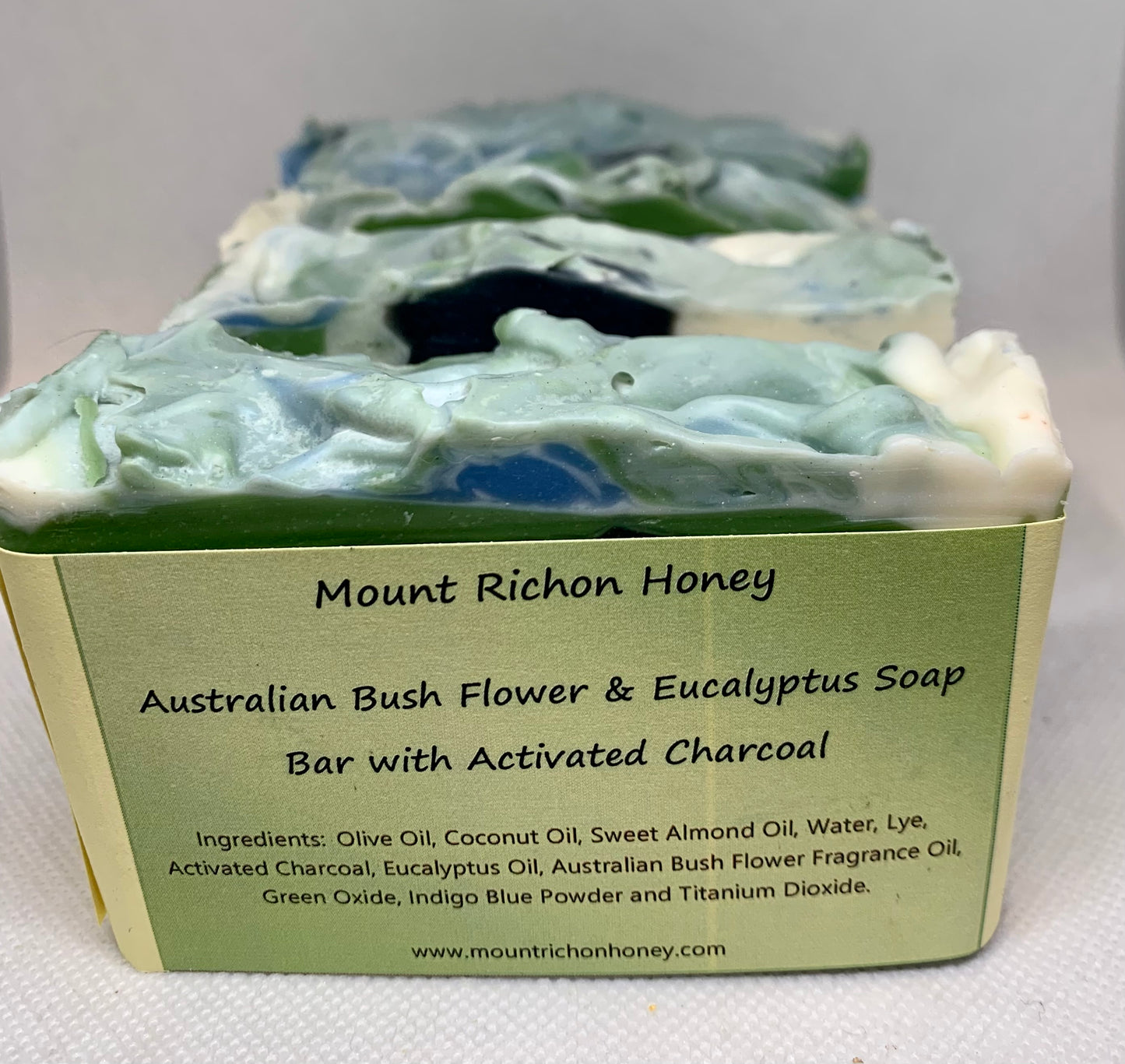 Australian Bush Flower & Eucalyptus Soap Bar with Activated Charcoal