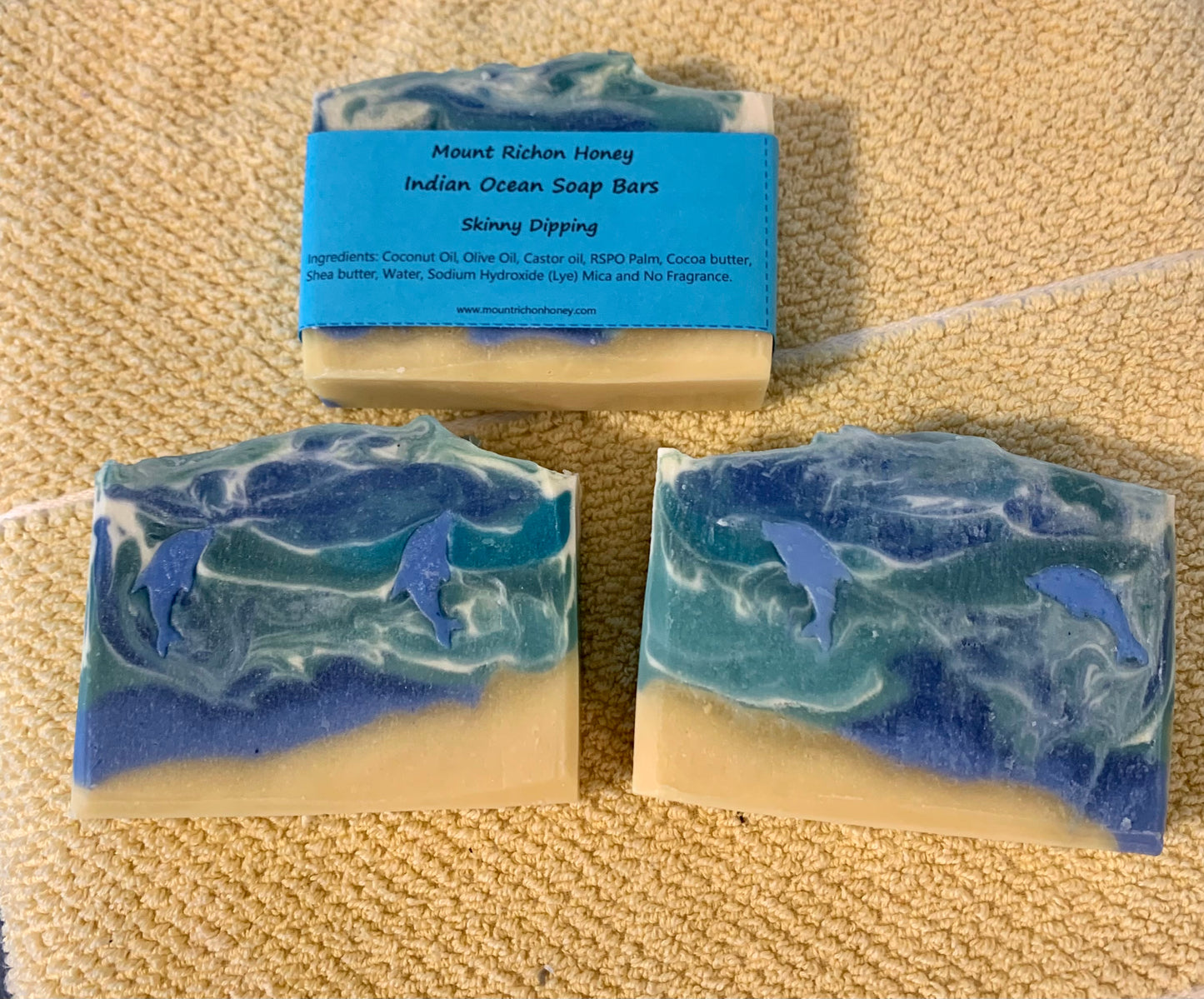 Skinny Dipping -  Indian Ocean Soap Bar (Fragrance Free)