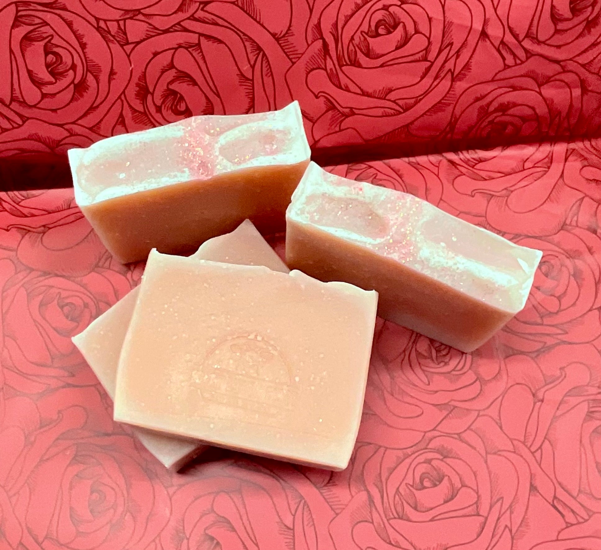 Vanilla Rose soap bar