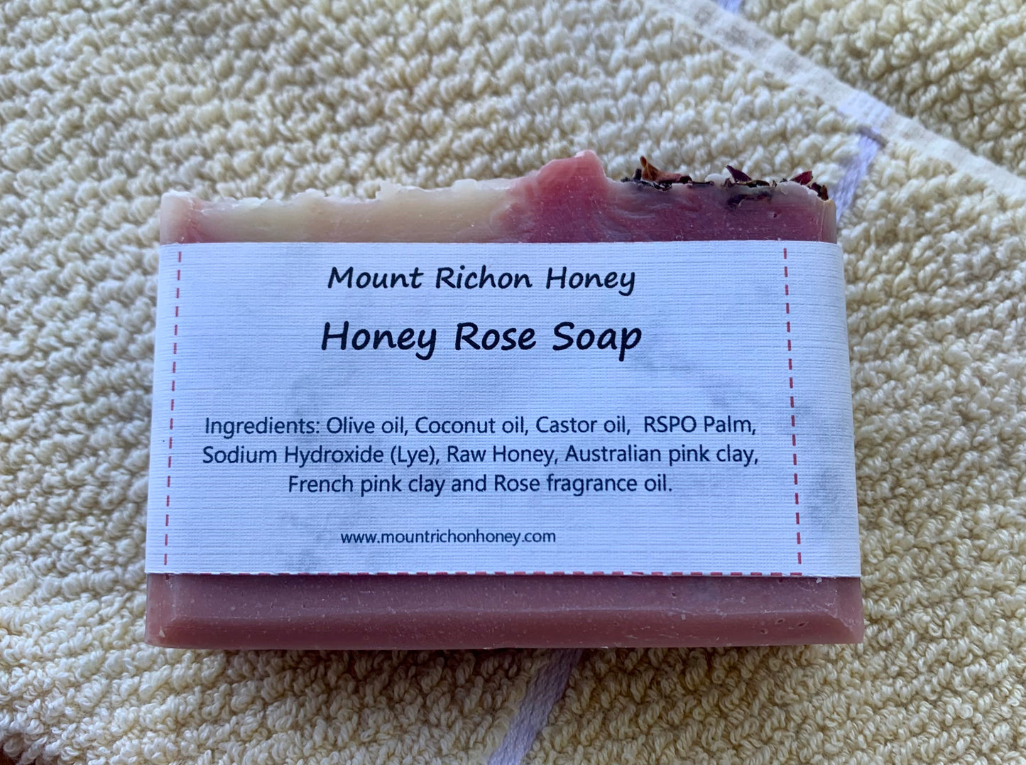 Honey Rose Soap Bar