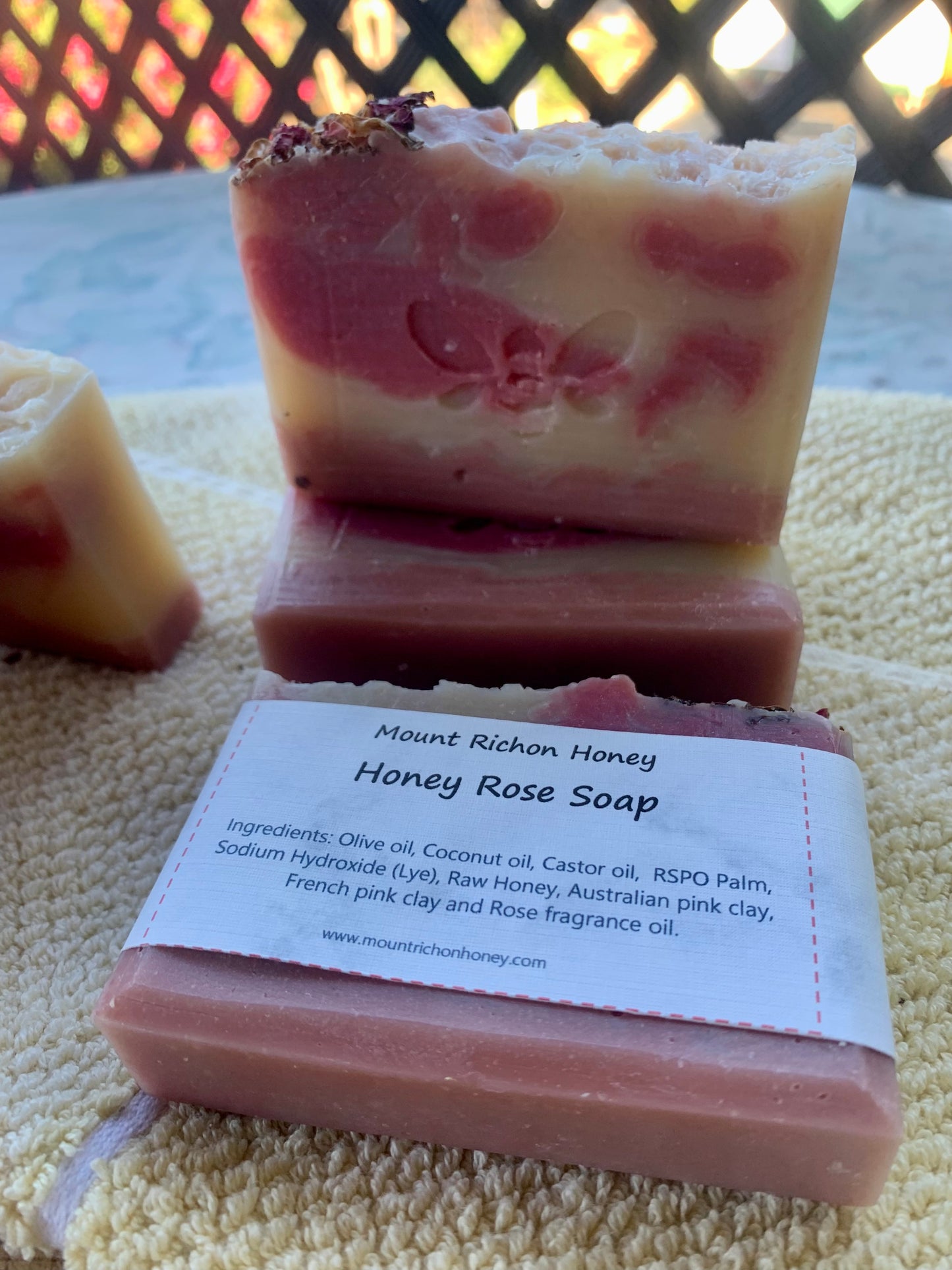 Honey Rose Soap Bar