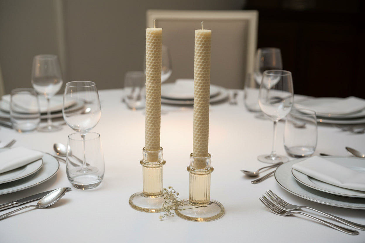 beeswax candles dinner candles