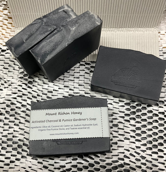 Activated Charcoal & Pumice Gardener's Soap