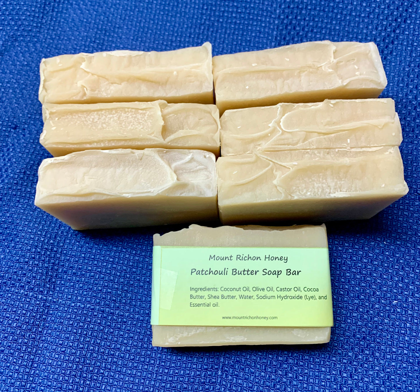 Patchouli Butter Soap Bars “HIPPIE SOAP”