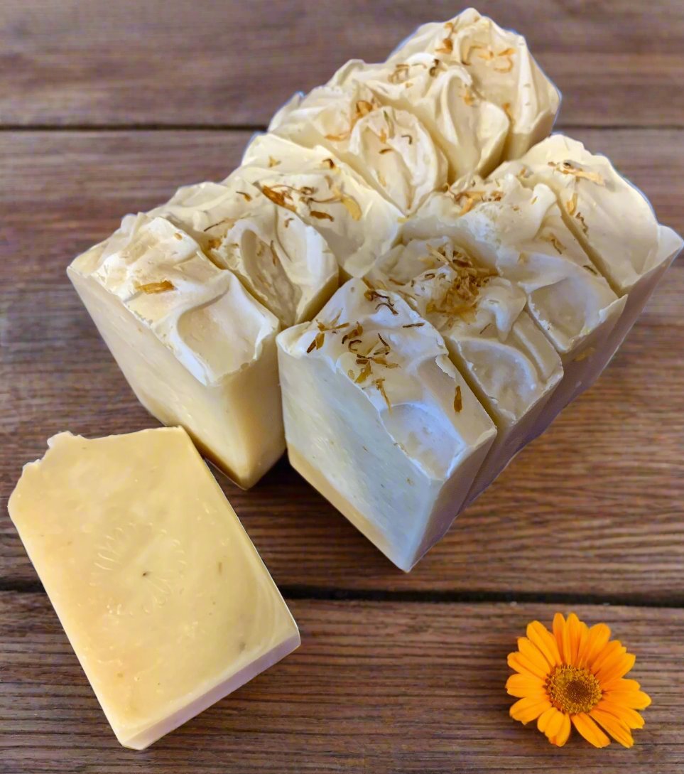 Natural Calendula Soap Bar (Fragrance Free)