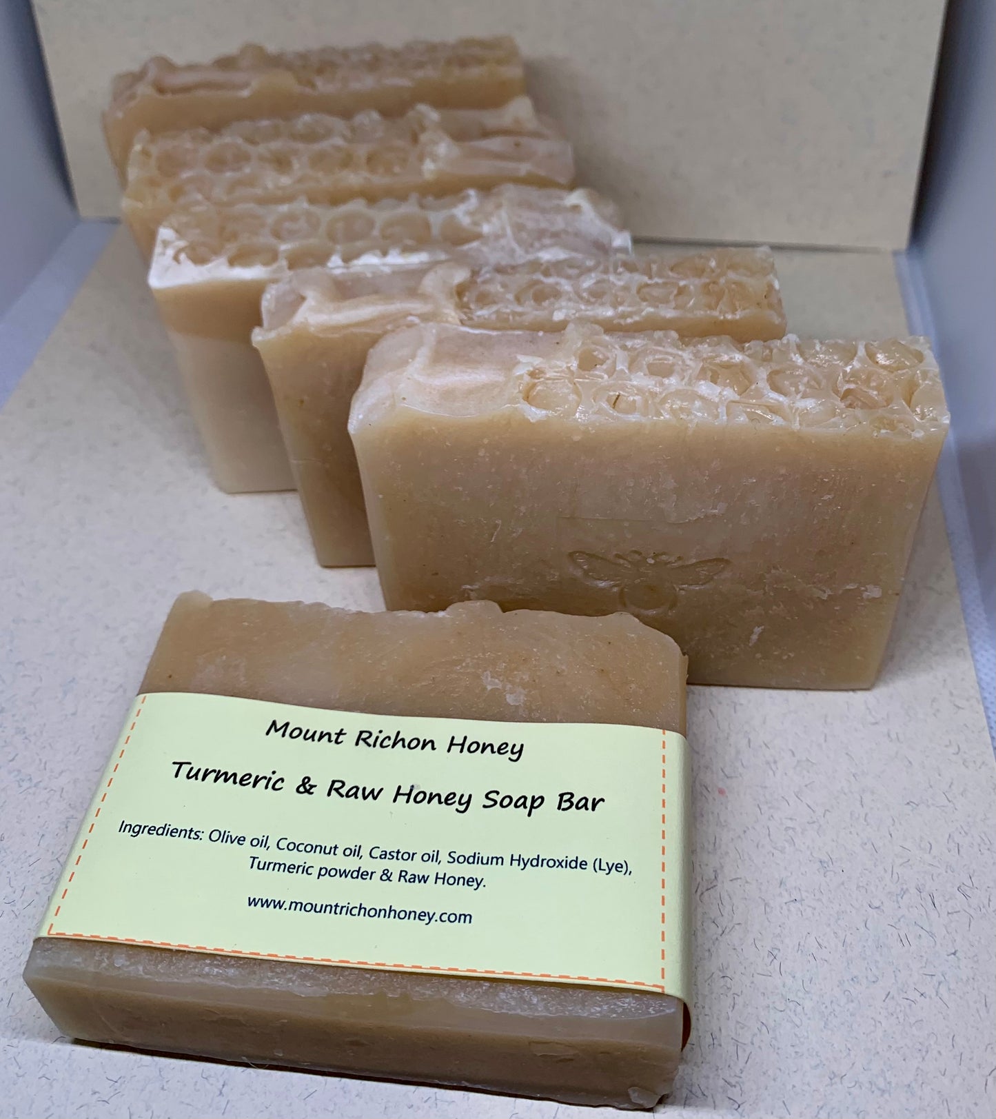 Turmeric and Raw Honey Soap (Fragrance Free)