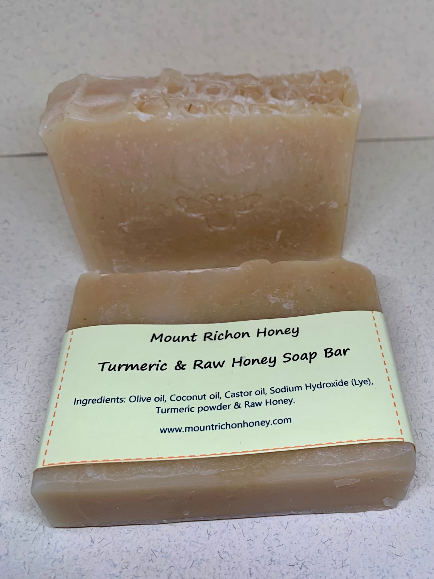 Turmeric and Raw Honey Soap (Fragrance Free)