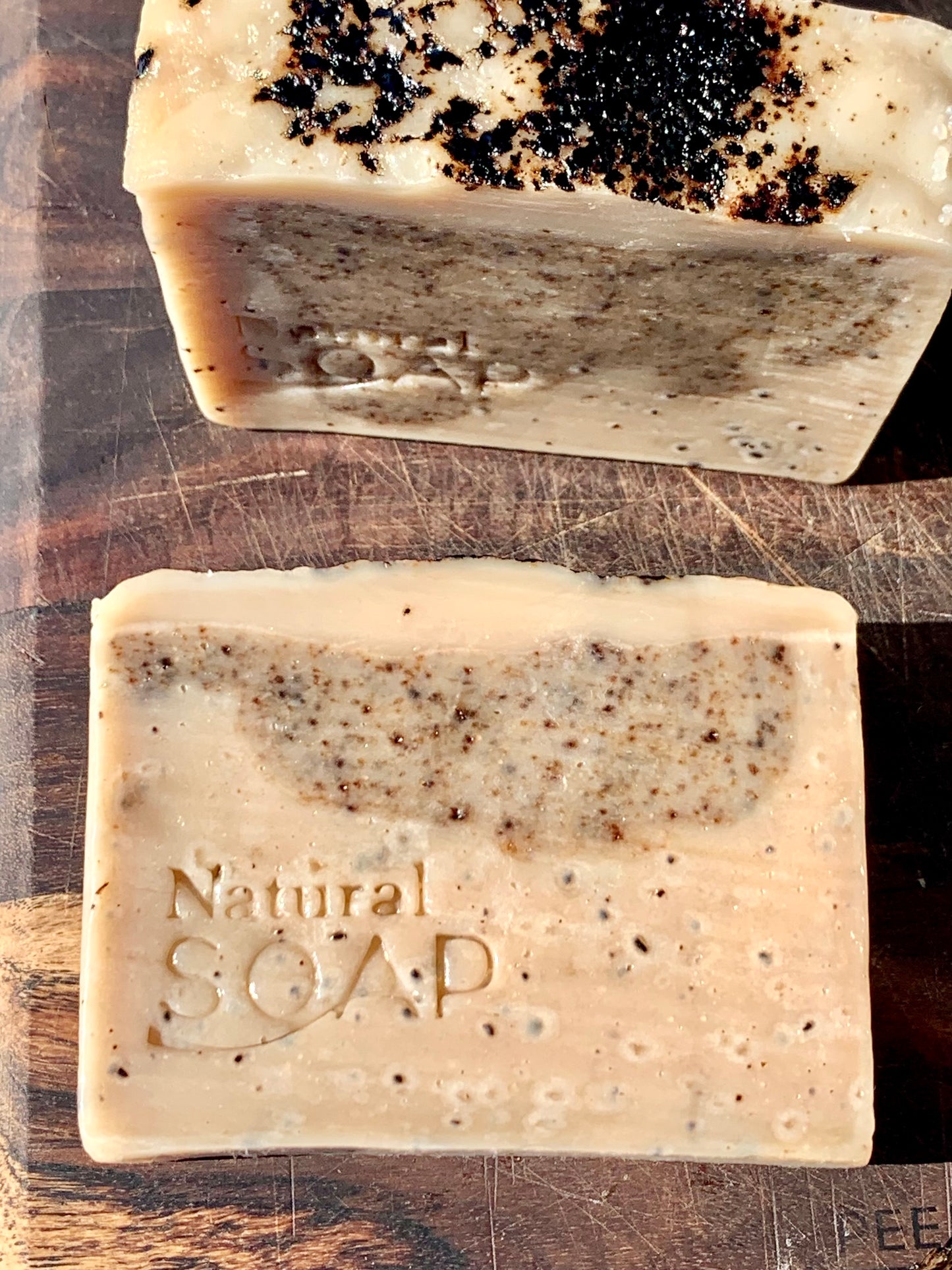 Exfoliating Coffee Soap Bar (Fragrance free)