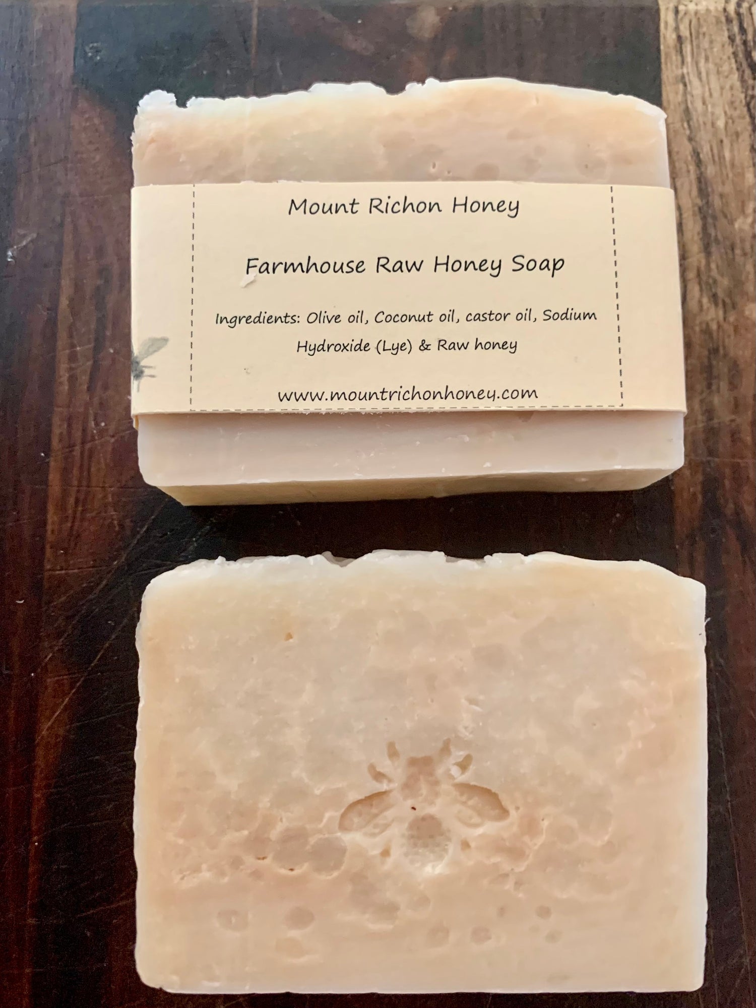 Farmhouse Raw Honey Soap (Fragrance Free)