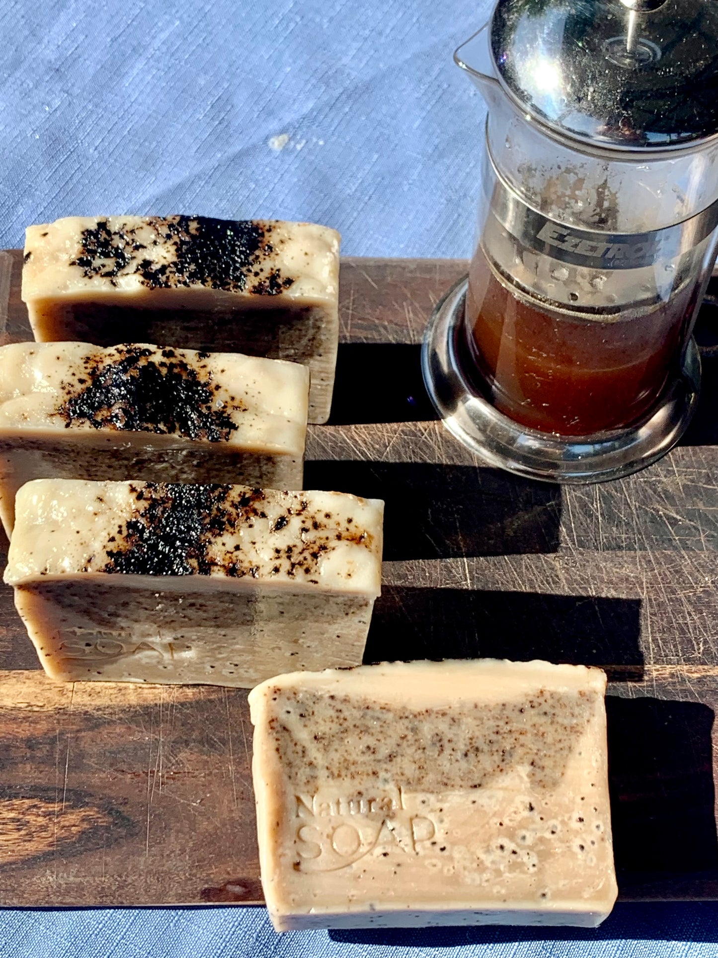 Exfoliating Coffee Soap Bar (Fragrance free)