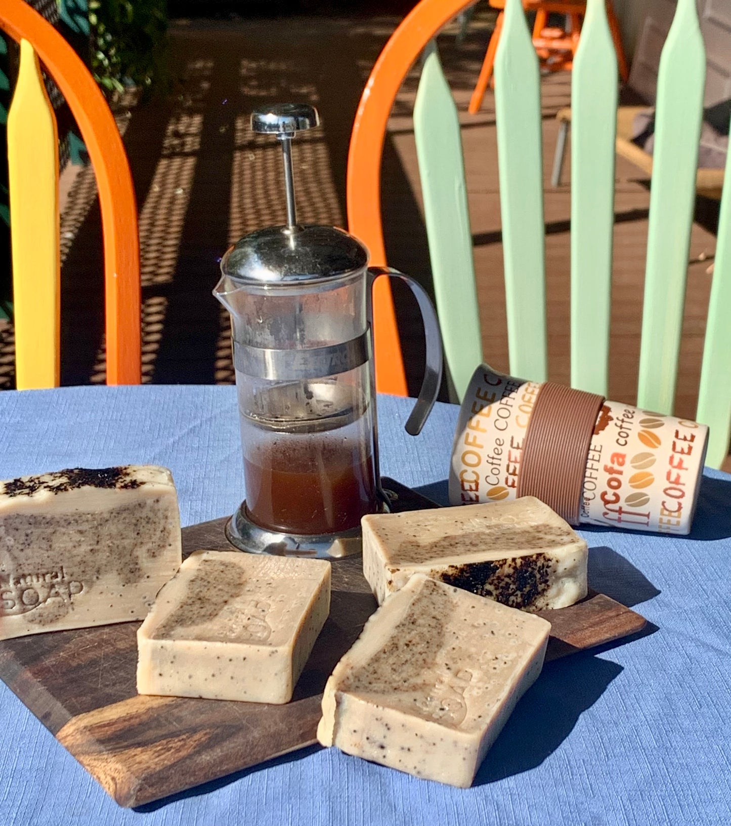 Exfoliating Coffee Soap Bar (Fragrance free)