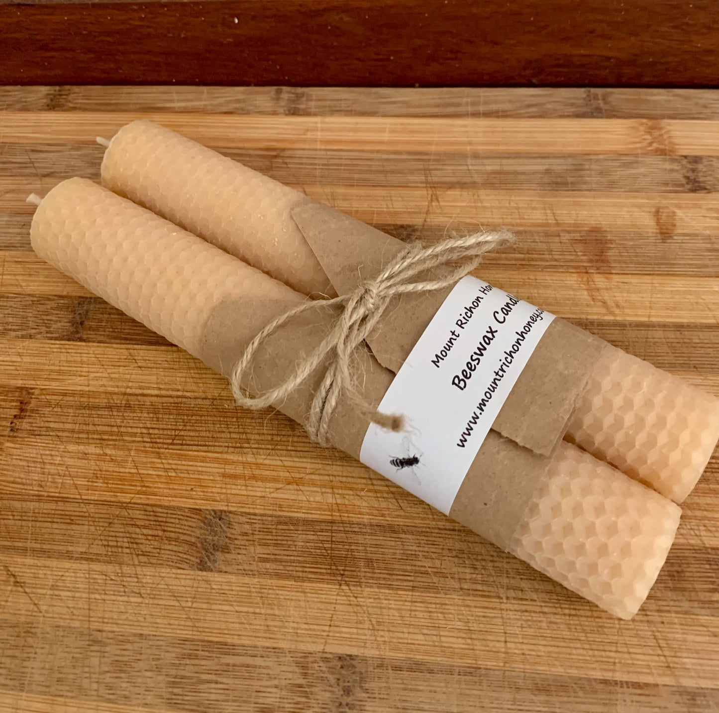 Pure beeswax candles