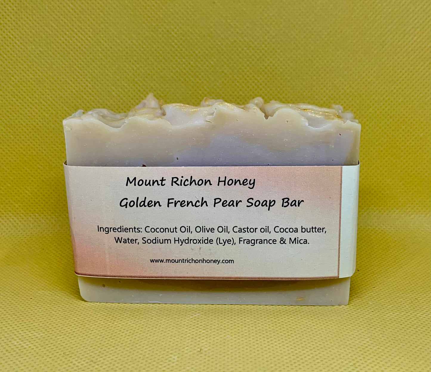 Golden French Pear Soap Bar
