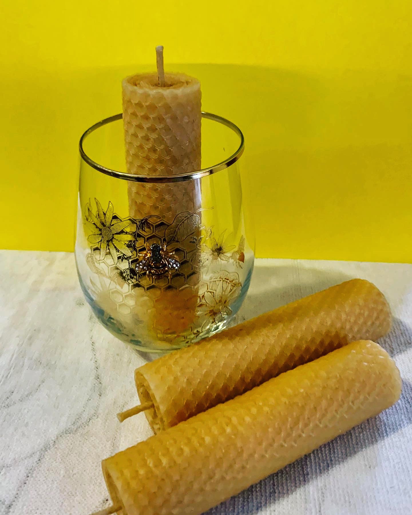 Beeswax candles